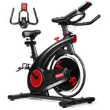 Stationary Exercise Bike Silent Belt with 20LBS Flywheel *SCRATCH & DENT*