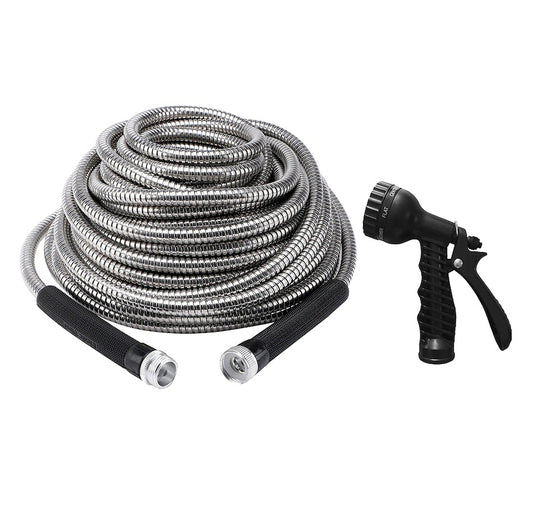 Bionic Steel Hose with Sprayer - 50 FEET