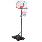 Kids Adjustable Basketball Hoop System Stand with Wheels, 1 box unassembled