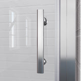30.5-32" W X 72" H Bi-Fold Semi-Frameless Shower Door
