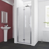 30.5-32" W X 72" H Bi-Fold Semi-Frameless Shower Door