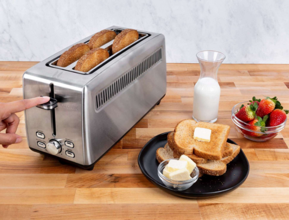 Kalorik 4-Slice Long-Slot Toaster