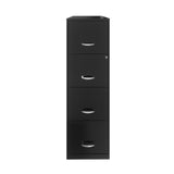 4-Drawer Vertical Filing Cabinet - DARK GREY