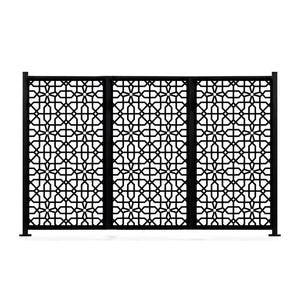 Circle Knot Metal Fence Panel