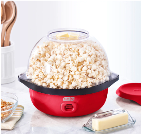 Dash Smartstore Stirring Popcorn Maker - RED