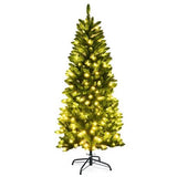 5-ft Slim Green Artificial Christmas Tree - Prelit