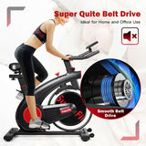 Stationary Exercise Bike Silent Belt with 20LBS Flywheel *SCRATCH & DENT*