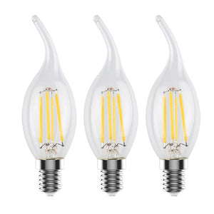 60 Watt Equivalent, C35L LED, Dimmable Light Bulb, (Set of 3)