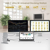 Wavlink, usb-c dual 4k Docking Station, Video Out, Ethernet