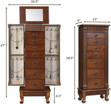 Giantex Standing Jewelry Armoire Cabinet *SCRATCH & DENT*