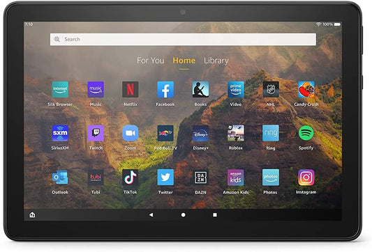 Amazon Fire Tablet,  HD 10,  32GB, Black, Open Box, Tested, 2021 Edition