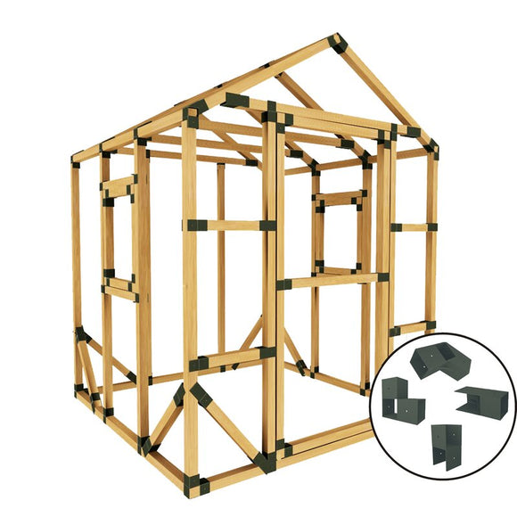 DIY,  6x6 playhouse kit - brackets only- FINAL SALE