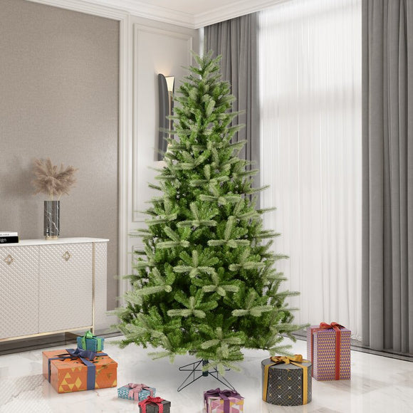 7.5'  Green Spruce Artificial Christmas Tree, Unlit