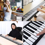 Roll Up Keyboard, Professional Model, Lithium Rechargeable Battery, Foot Pedal - Big Savings