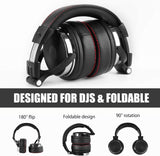 OneOdio Adapter-free DJ Headphones for Studio Monitoring and Mixing