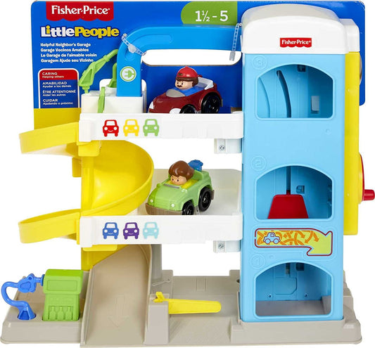 Fisher-Price Little People Helpful Neighbor's Garage, Vehicle Playset