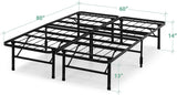 ZINUS 14" Folding Steel Folding Bed *UNASSEMBLED* - KING