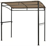 7 Ft. W x 4.5 Ft. D Steel Grill Gazebo