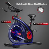 Stationary Exercise Bike Silent Belt with 20LBS Flywheel *SCRATCH & DENT*