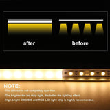 StarlandLled V-Shape LED Aluminium Channel with Milky White PC Cover for Strip Lights
