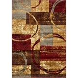 Adetomiwa Geometric Area Rug in Multi - 4' x 6'