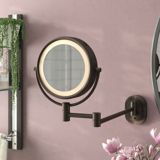 Ake Modern & Contemporary Magnifying Lighted Makeup/Shaving Mirror