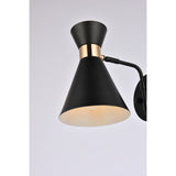 regan 1 - light dimmable armed sconce