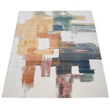 Amaral Abstract Ceam/Colourful Area Rug