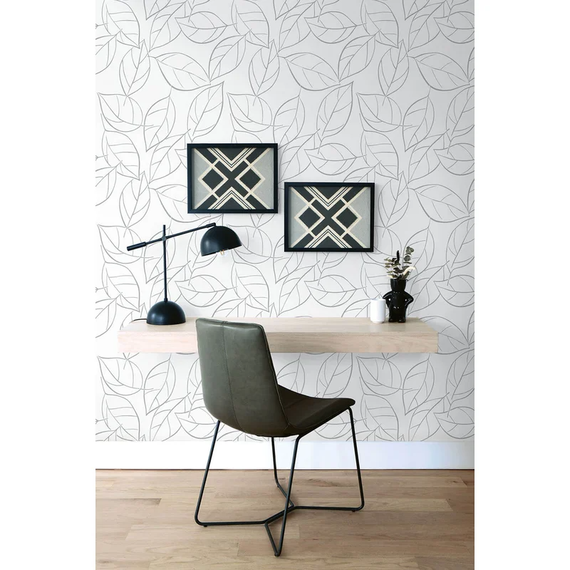 Bentlie 18' L x 20.5" W and Stick Wallpaper Roll
