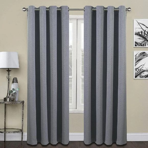 Blackout Thermal Curtains - (2 GROMMET PANELS)