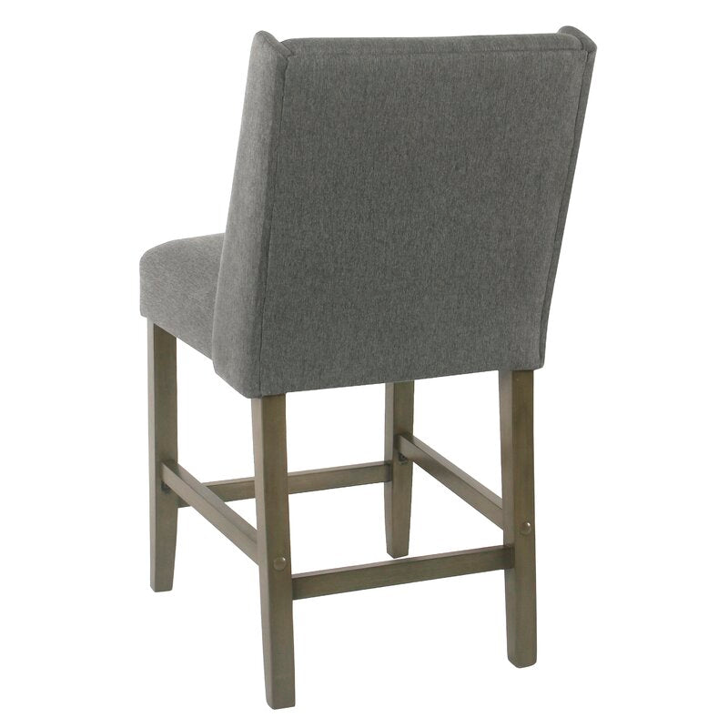 Bowers 24.5" Counter Stool, Pewter