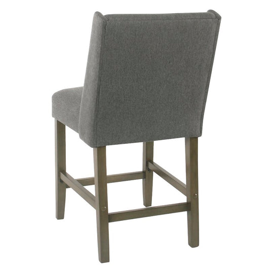 Bowers 24.5" Counter Stool, Pewter