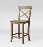 24" X-Back Counter Height Barstool