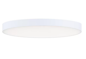 Warrenton 1 - Light Simple 9" Circle LED Flush Mount in White