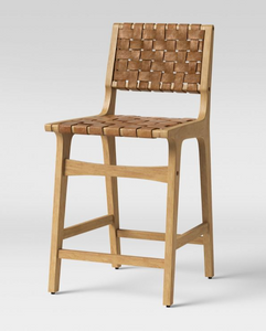 Woven Counter Height Barstool