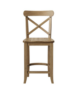 24" X-Back Counter Height Barstool