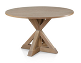 Carla Round Dining Table Rustic *SCRATCH & DENT*