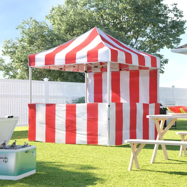 Carnival 8 Ft. W x 8 Ft. D Steel Canopy