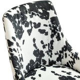 Celisa Task Chair, Black/White