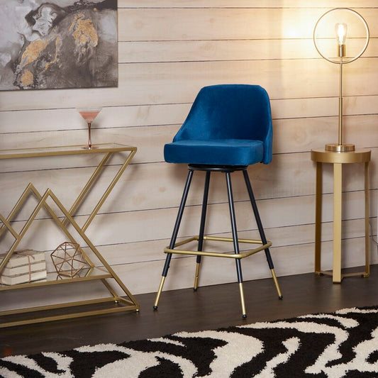 Chacko Swivel Adjustable Height Bar Stool