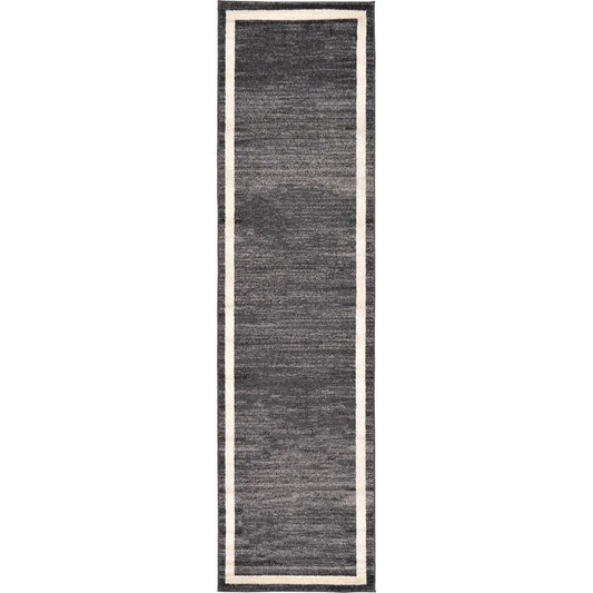Cregan Black Area Rug - Runner 2'7" x 10'