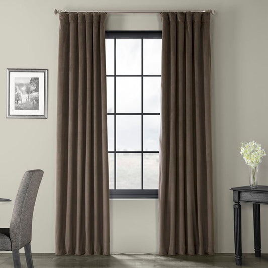 Damarcus Velvet Solid Blackout Thermal Rod Pocket Curtain Panel (2 PANELS)