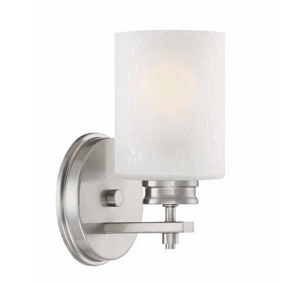 davonya sconce brushed nickel candle wall light