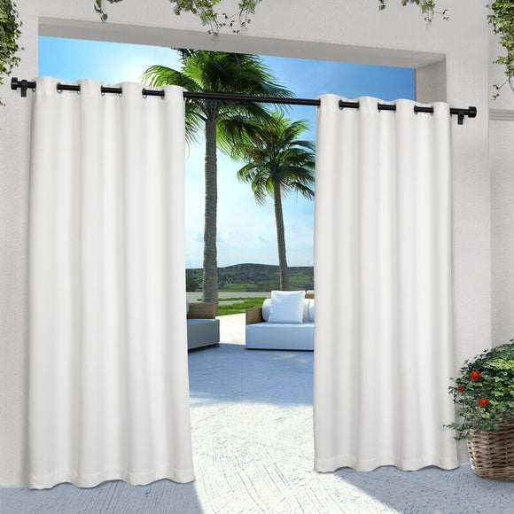 Denton Solid Room Darkening Indoor/Outdoor Grommet Curtain Panels