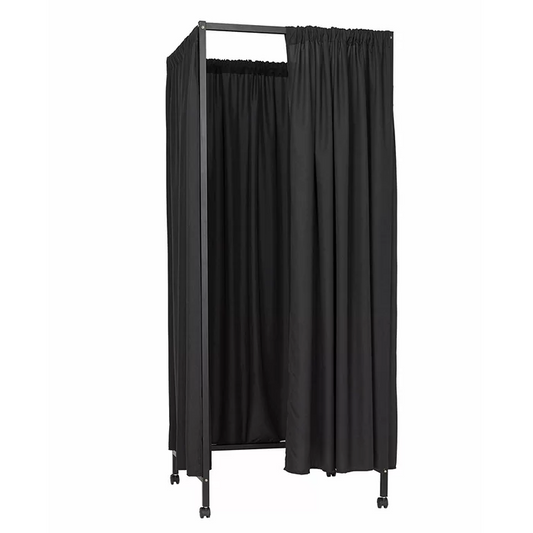 Portable change room, 30`` x 30`` x 74``tall, black