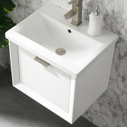 Draven Wall Mounted 20`` Vanity, tap / drain not included