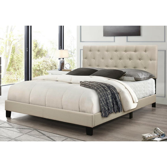 Drusilla Tufted Upholstered Low Profile Standard Bed - FULL *SCRATCH & DENT*