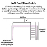 Elita Full Platforms Loft Bed with Bookcase by Isabelle & Max™ *UNASSEMBLED/NEW IN BOX*