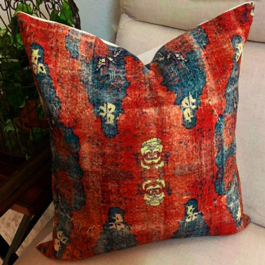 Ethelmae Cotton Damask Throw Pillow *SCRATCH & DENT*
