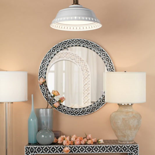 Evelyn Round Bathroom/Vanity Wall Mirror